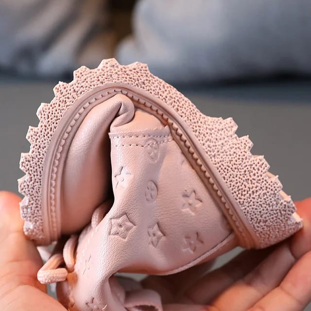 Warm Leather Boots Girls